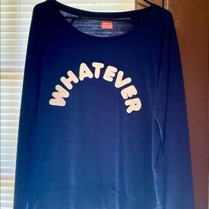 Blue Whatever Jenni Brand Long Sleeve sweatshirt
